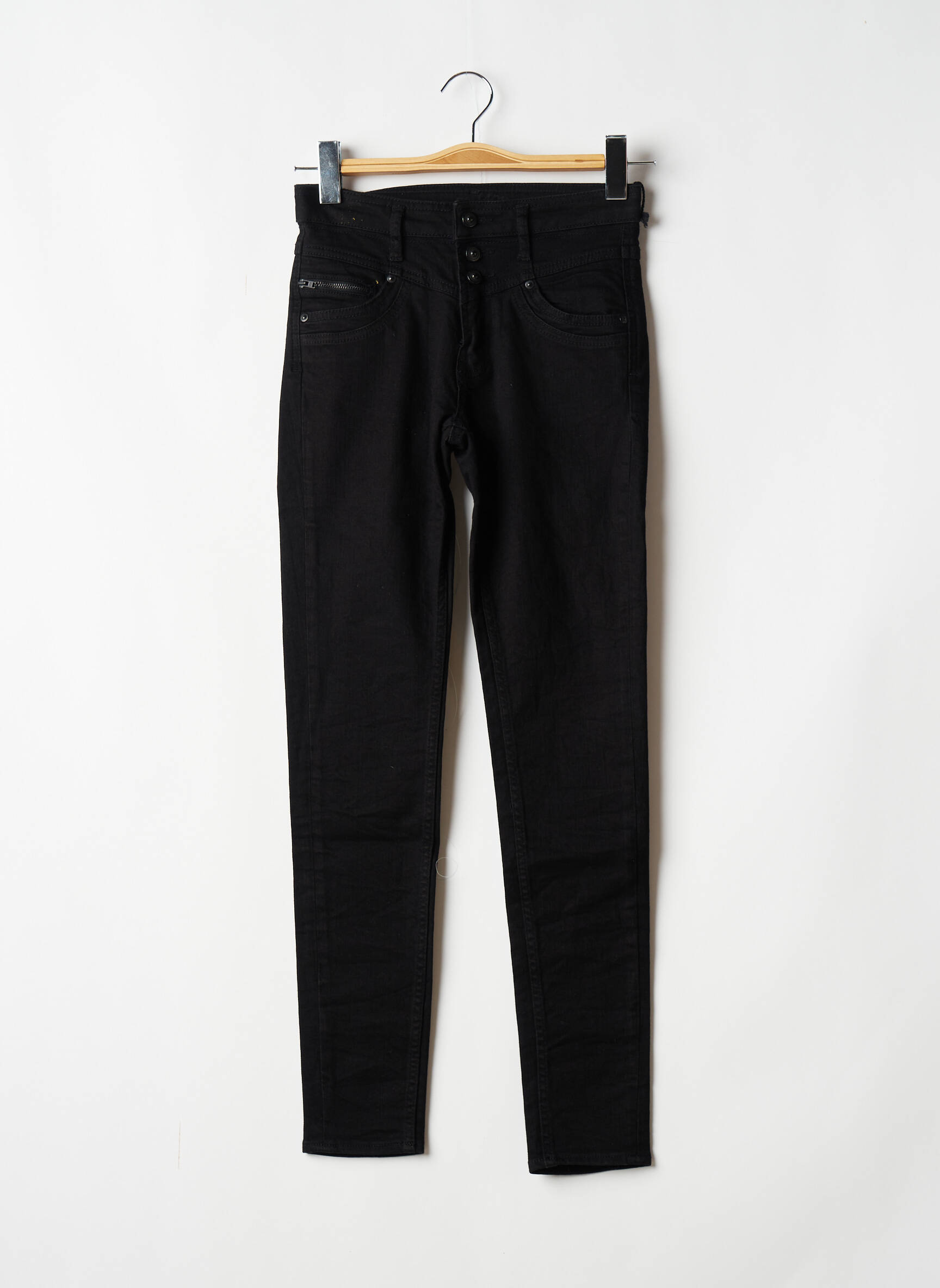 Ddp Jeans Coupe Slim Femme couleur noir