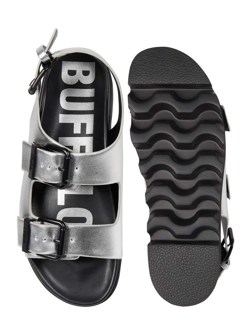 Sandalen in Metallic-Optik Modell 'Perry On' in silber