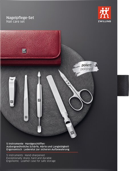 ZWILLING Beauty Classic Nagelpflege-Set - red Maniküre-Set