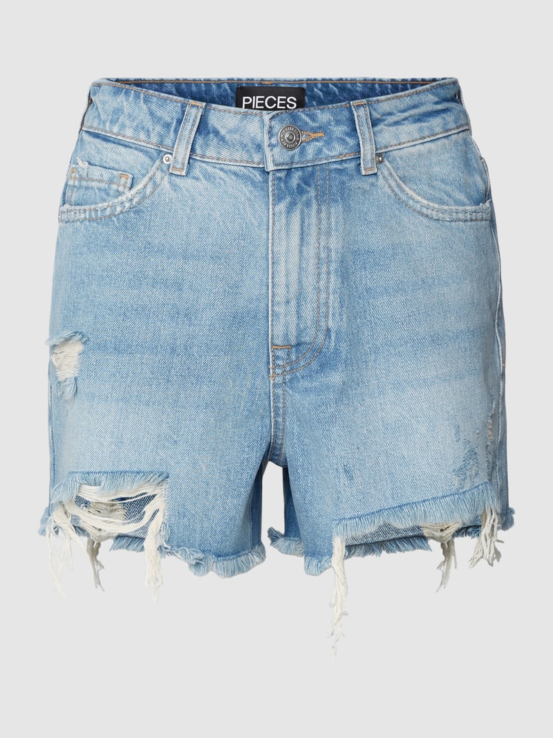 Jeansshorts im Destroyed-Look Modell 'TULLA' in hellblau