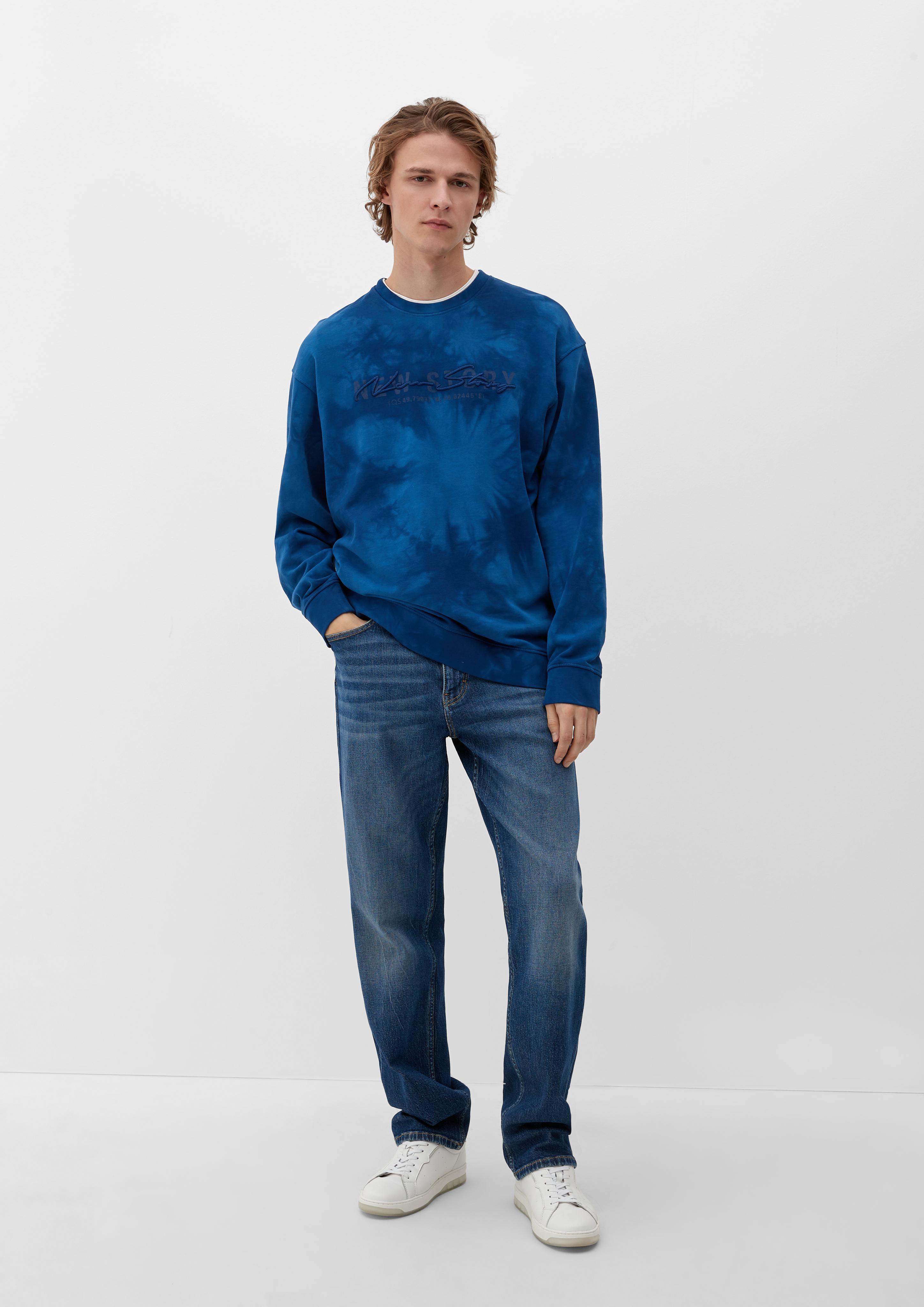 Sweatshirt in Batik-Optik  2123668-54D0