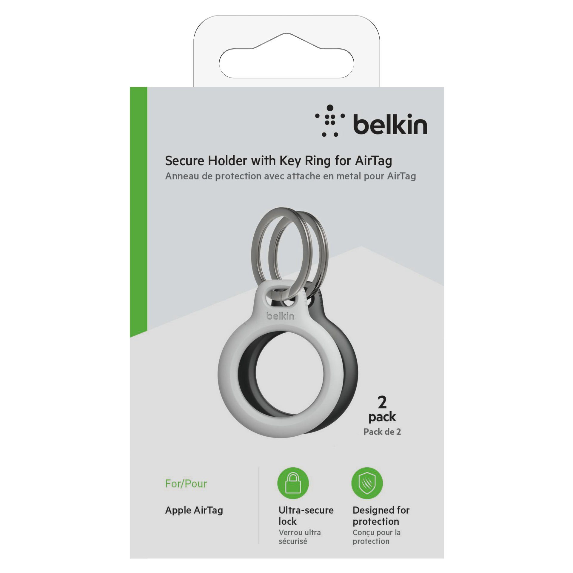 Belkin Schlüsselanhänger Secure Holder (2er-Pack) (2-tlg)