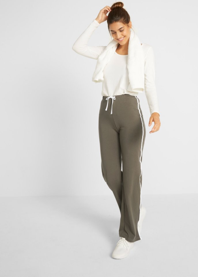 Shirthose aus Stretchmaterial im Doppelpack, gerade geschnitten