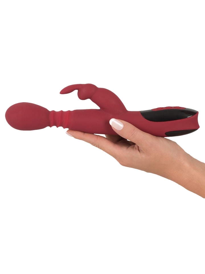 You2Toys Vibrator Silicone Rabbit Vibrator in rot günstig kaufen 26,5