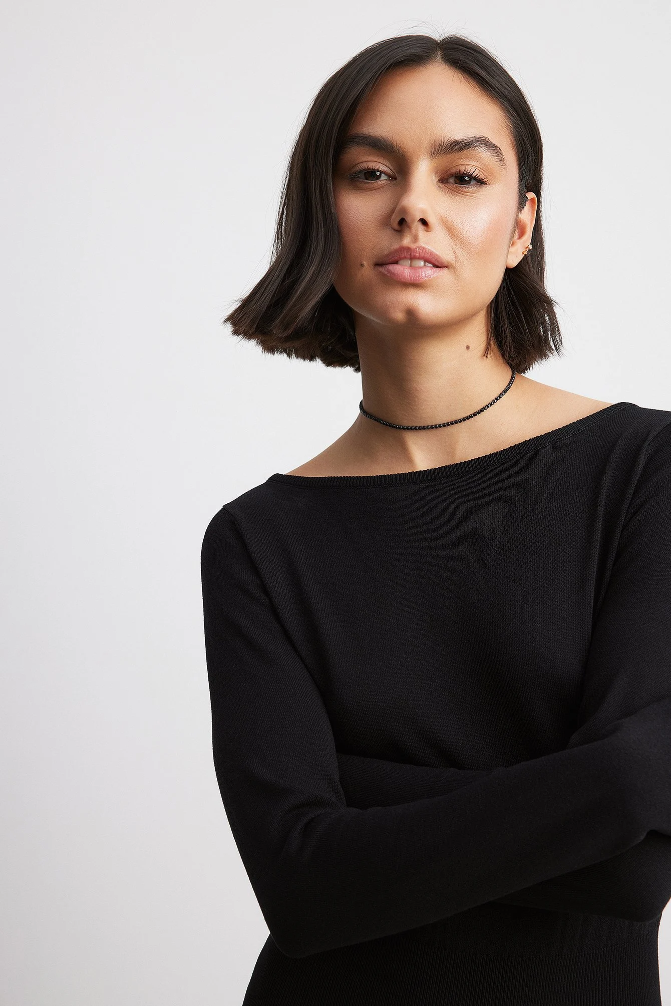 Choker mit dünnem Strassbesatz