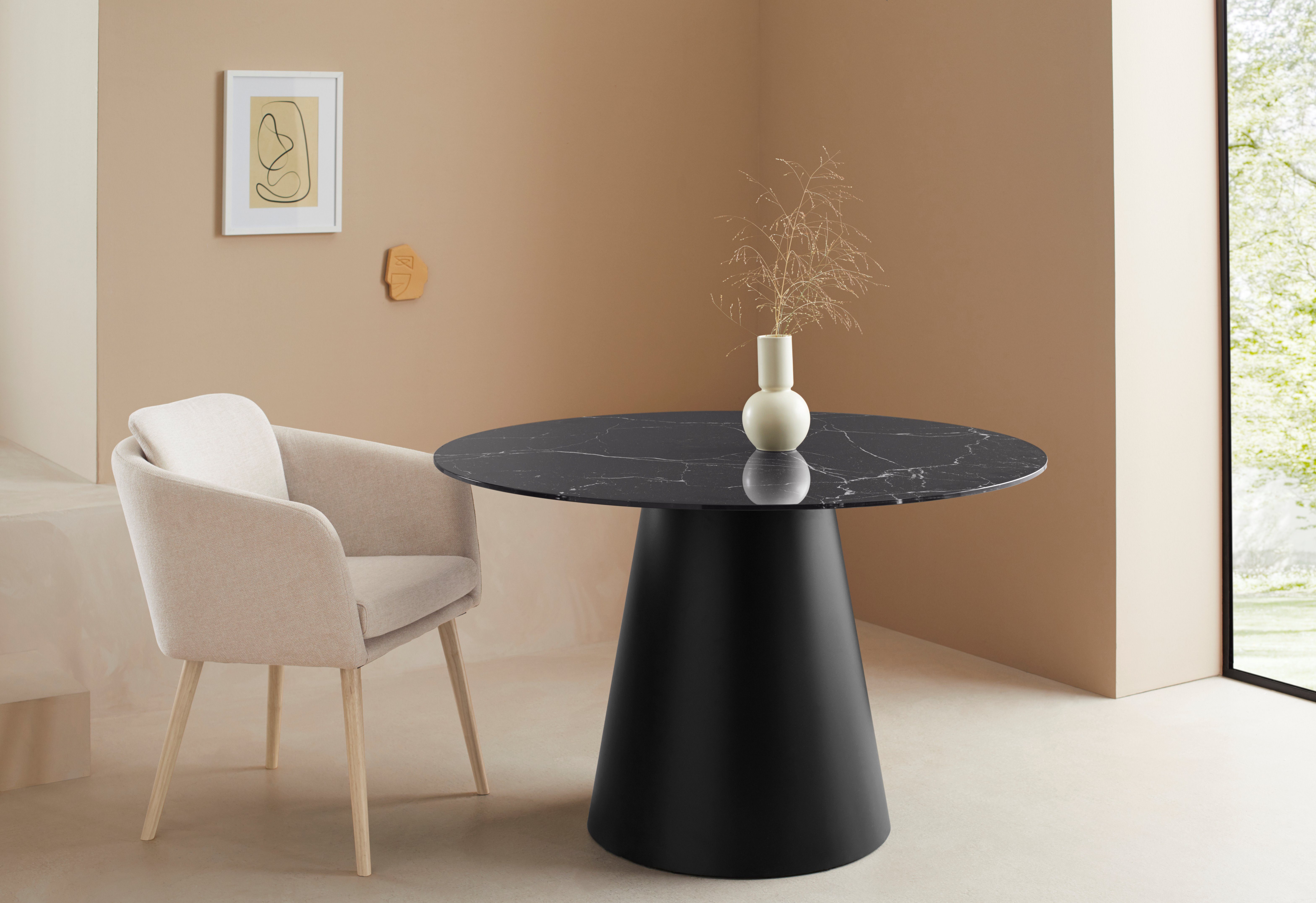 LeGer Home by Lena Gercke Esszimmerstuhl Fleur, Sitz -und Rücken gepolstert, in 3 Farben, Beine aus Massivholz
