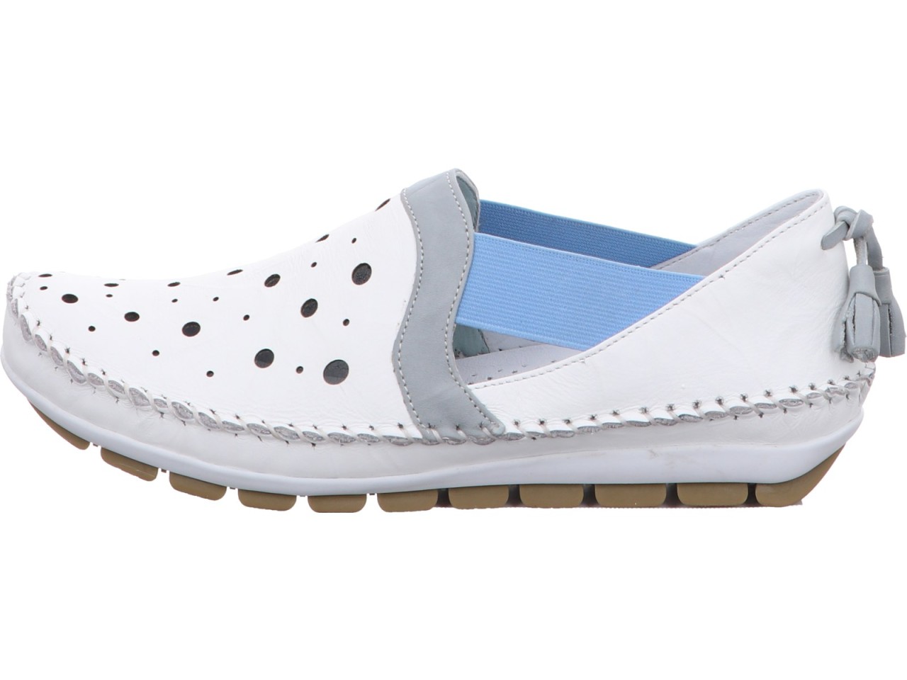 GEMINI Sportliche Slipper weiss