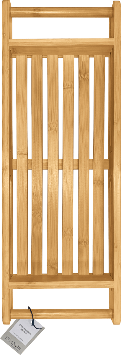 Ablage für die Badewanne aus Bambus, ausziehbar (56-90x20x4,5cm), 1 St