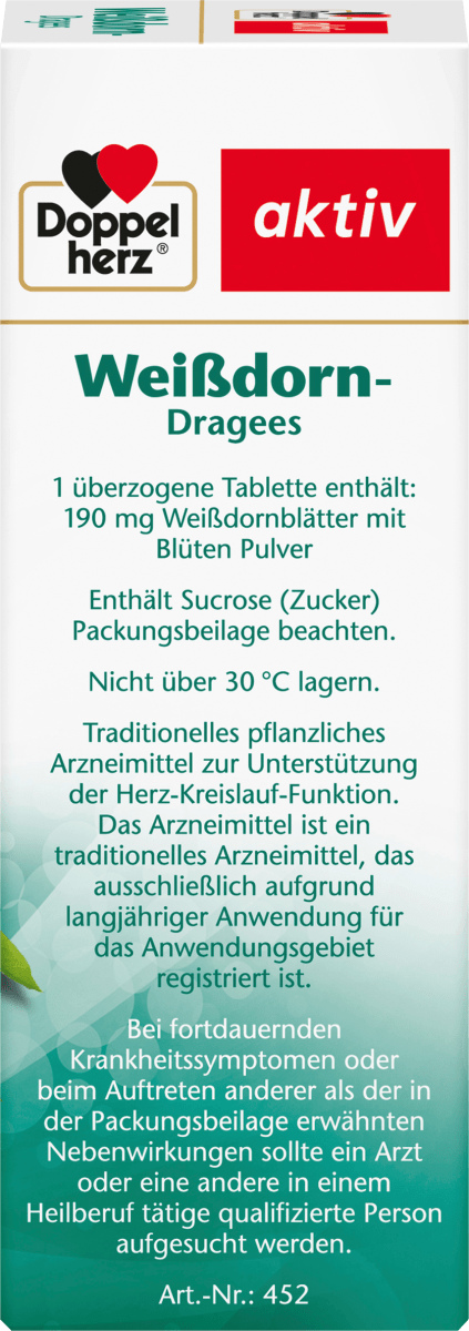Weissdorn Dragees, 90 St