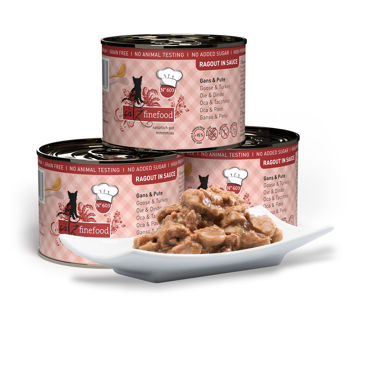 catz finefood Ragout No.603 Gans & Pute kaufen bei ZooRoyal