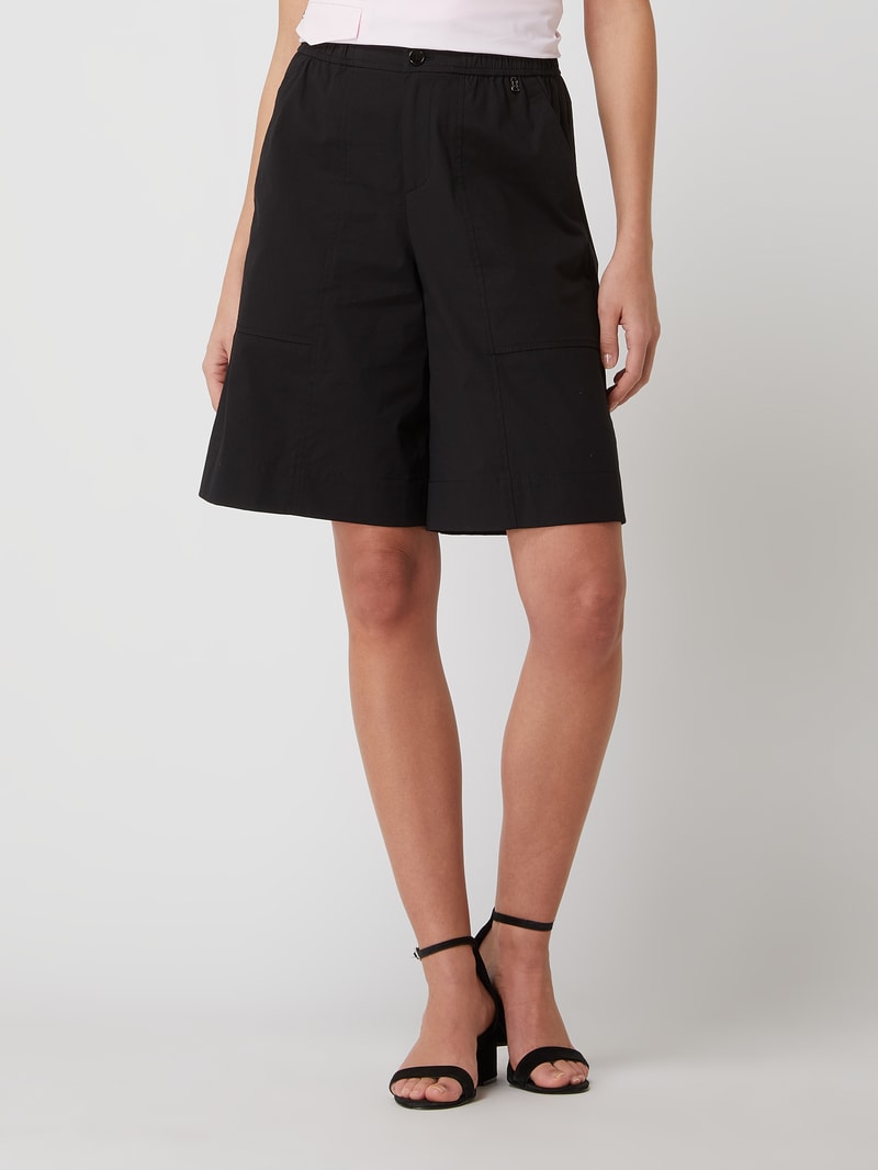 Bermudas mit Stretch-Anteil Modell 'Ida' in schwarz