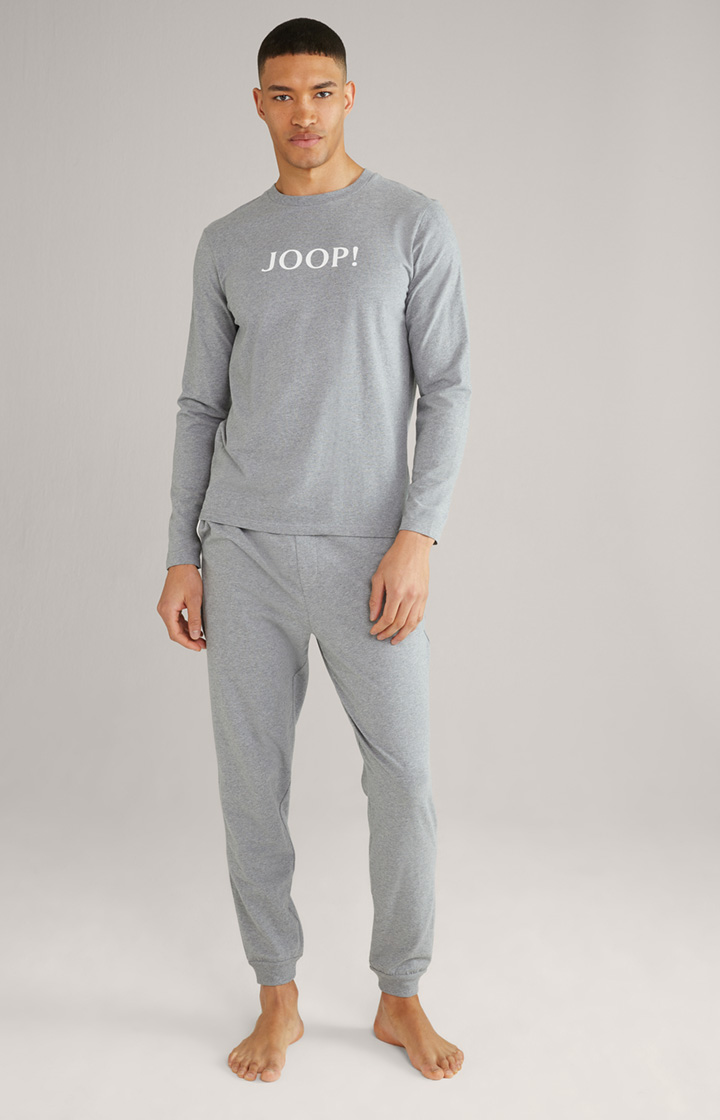Loungewear Longsleeve in Grau