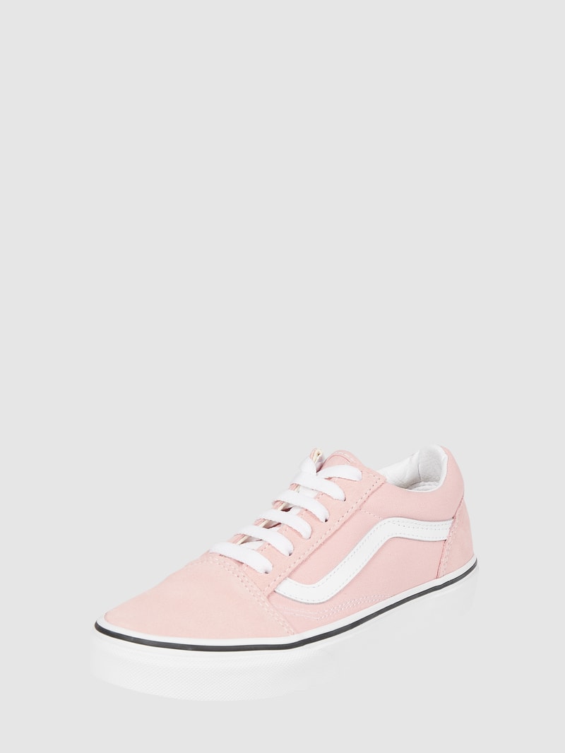 Sneaker aus Leder und Textil Modell 'Old Skool' in rosa