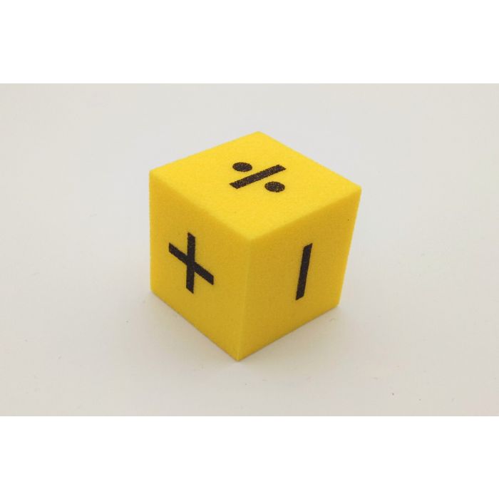 Schaumstoffwürfel Rechenwürfel + + - - x  ÷