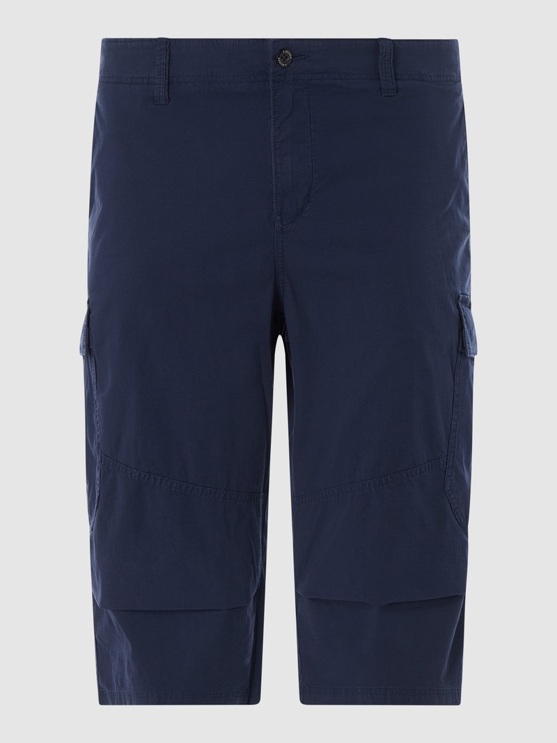 PLUS SIZE Bermudas mit Cargotaschen in blau