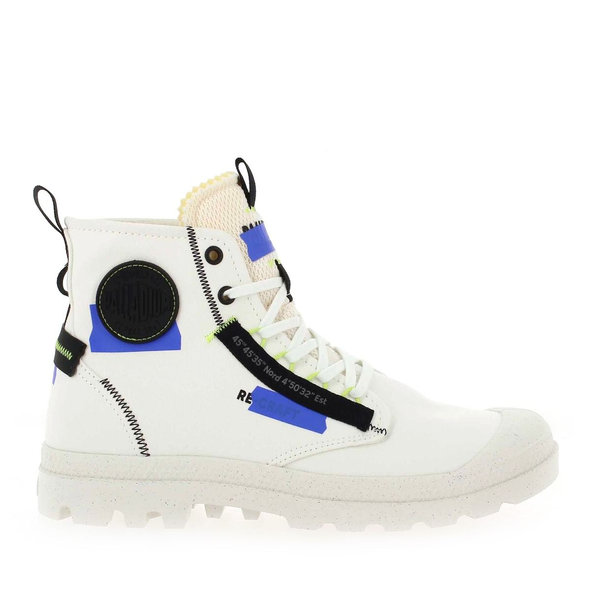 Palladium  PAMPA HI RE-CRAFT - blanc