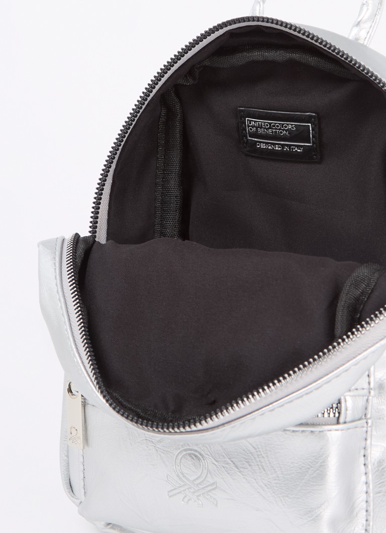 Benetton Backpack with metallic finish