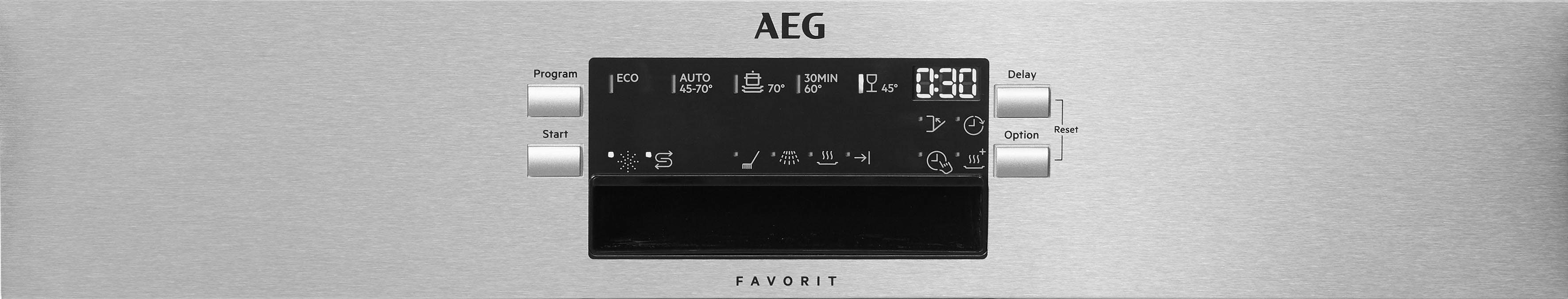AEG Unterbaugeschirrspüler, FUE53610ZM, 13 Maßgedecke, mit AirDry - Technologie
