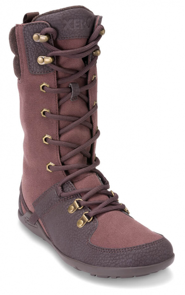Xero |f ~ Mika Zip Stiefel Warm ~ Chocolate Plum