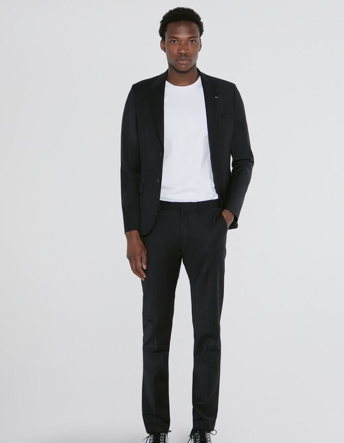 Pantalon de costume SLIM noir TRAVEL SUIT Homme