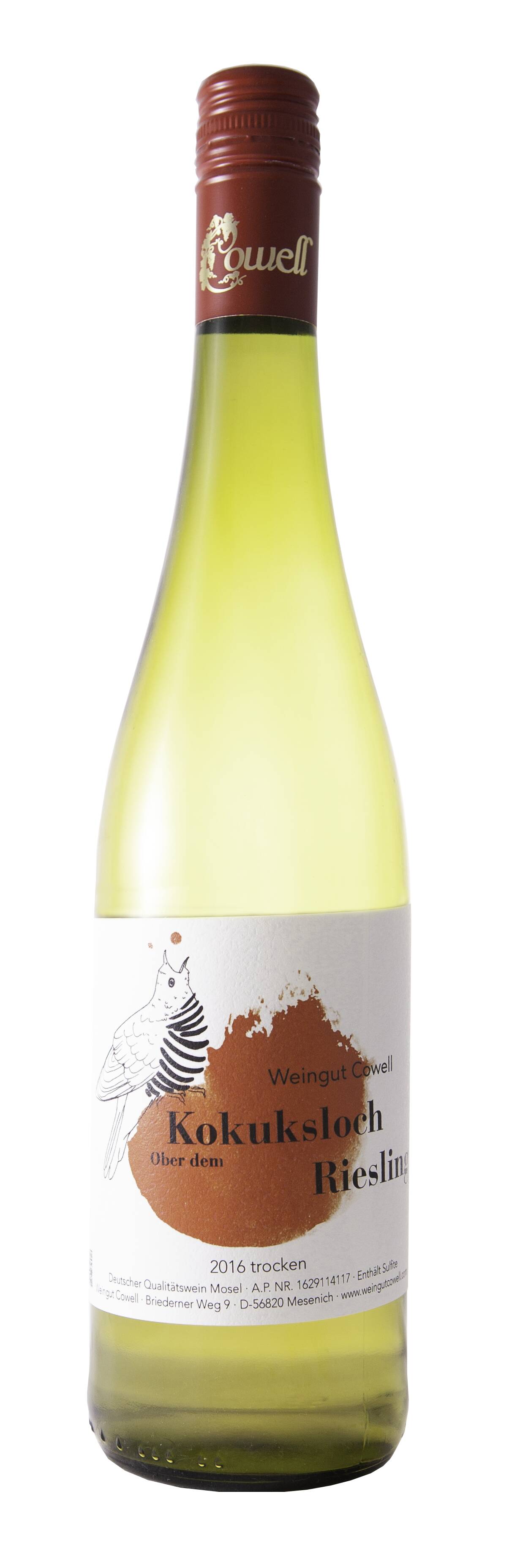 Weingut Cowell Ober dem Kokuksloch Riesling 2016