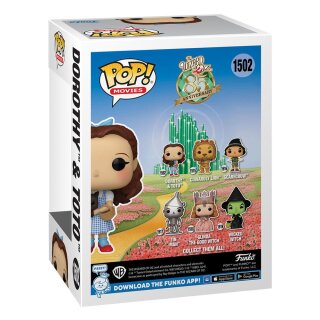 Der Zauberer von Oz POP & Buddy! Movies Vinyl Figur - Dorothy w/Toto
