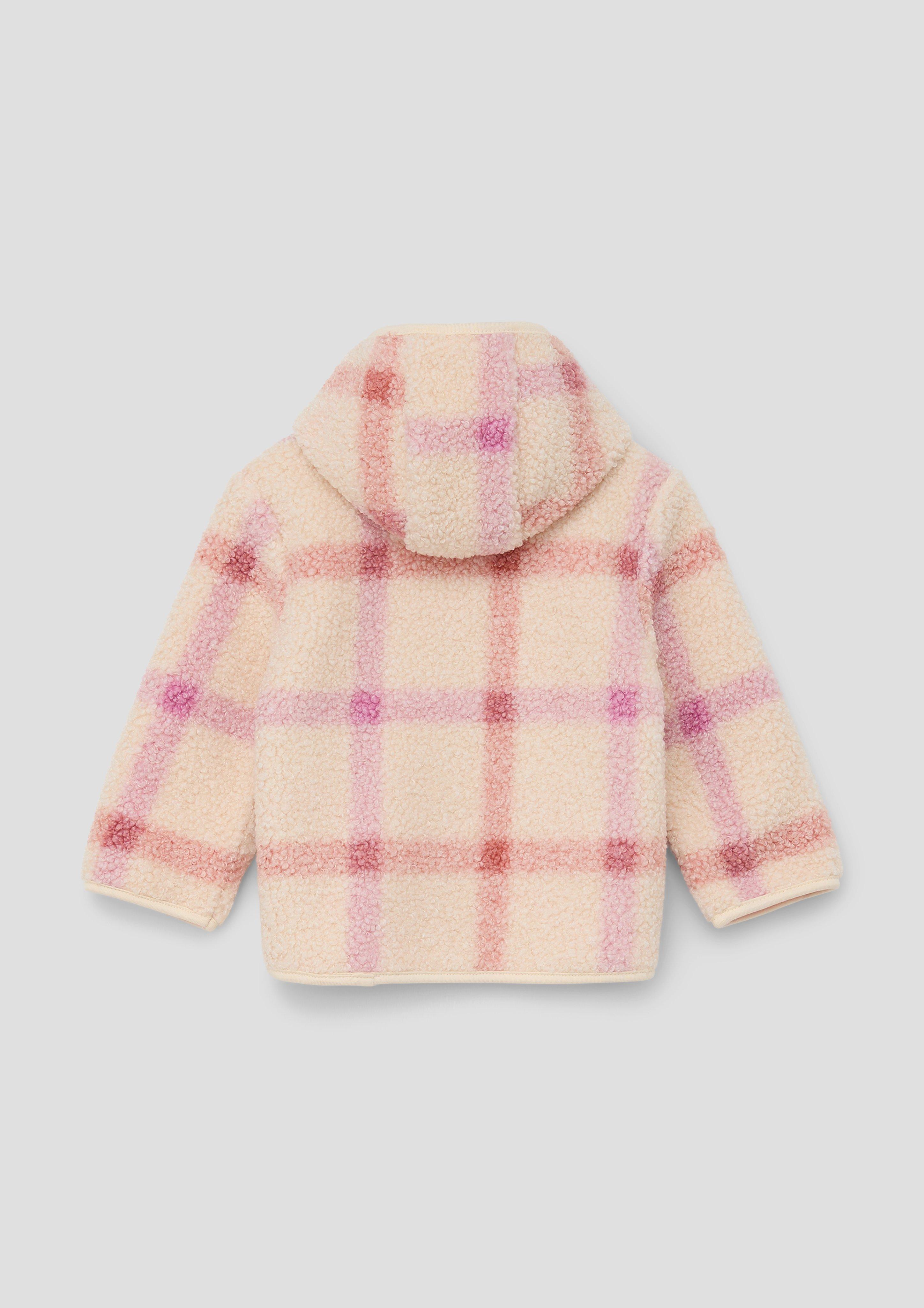 Jacke aus Teddy-Plüsch  2141937-08N2