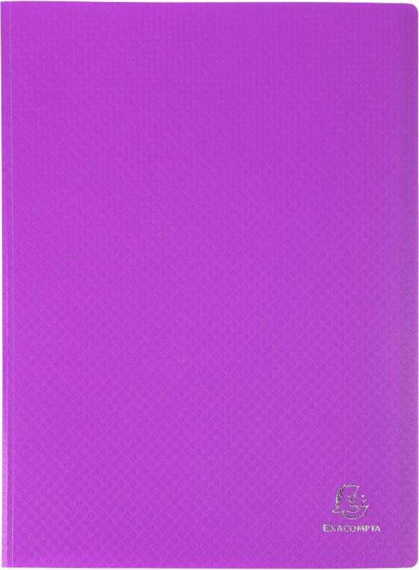 Exacompta OpaK Präsentationsmappe 20 Taschen DIN A4 Violett 20 Stück