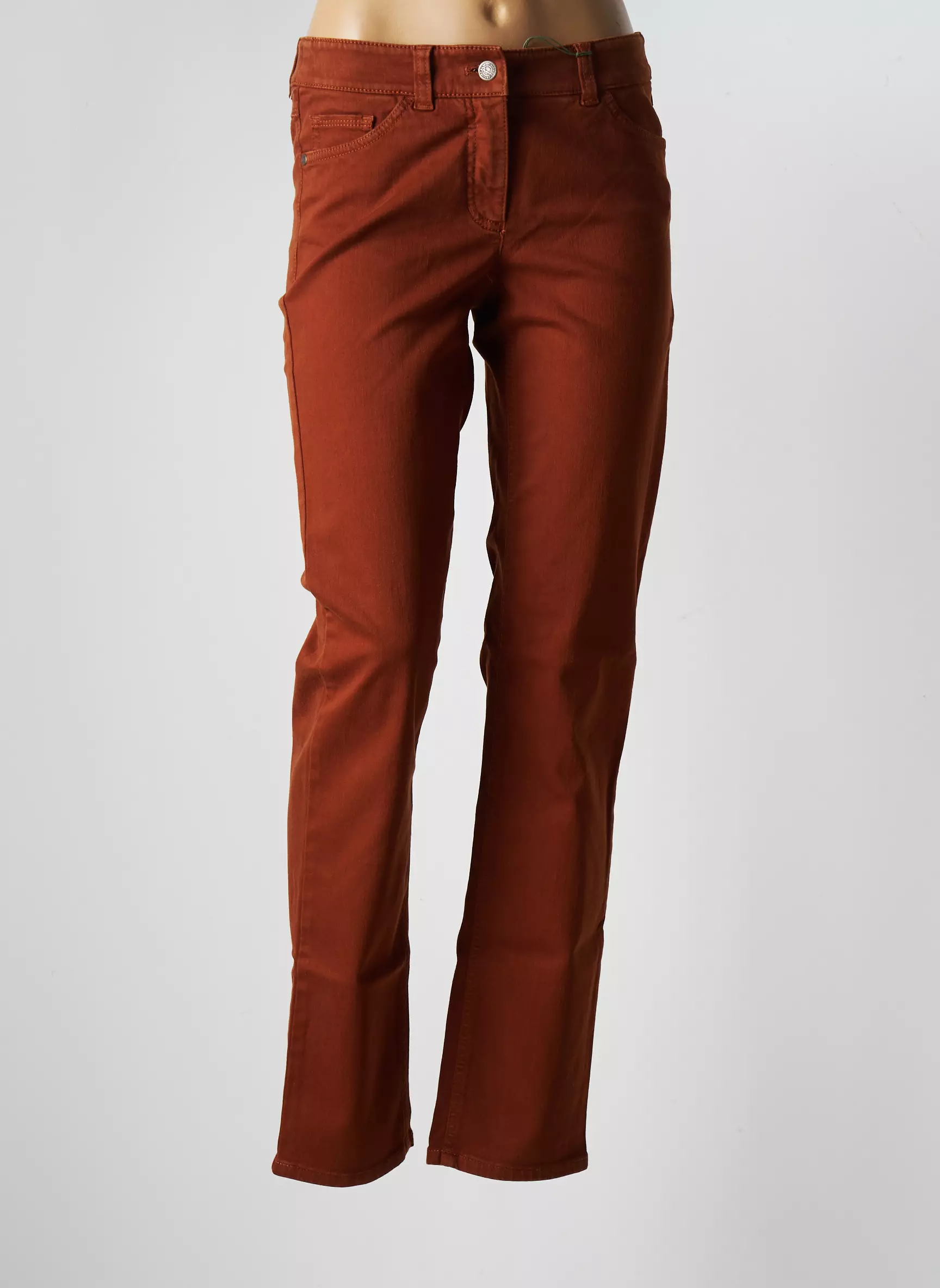 Gerry Weber Pantalons Slim Femme couleur marron