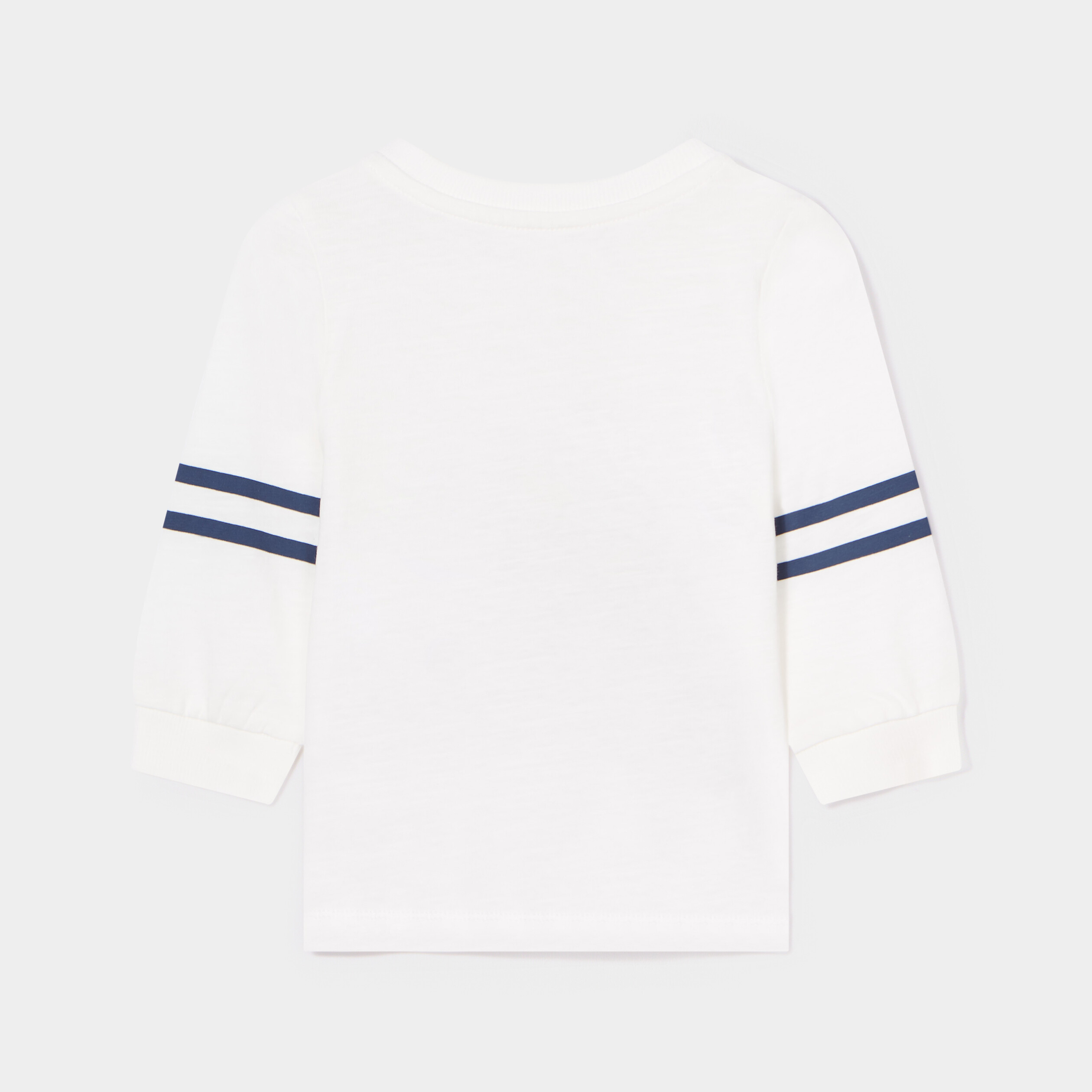 T-shirt épaule boutonnée coton Creeks blanc bébé garçon | La Halle