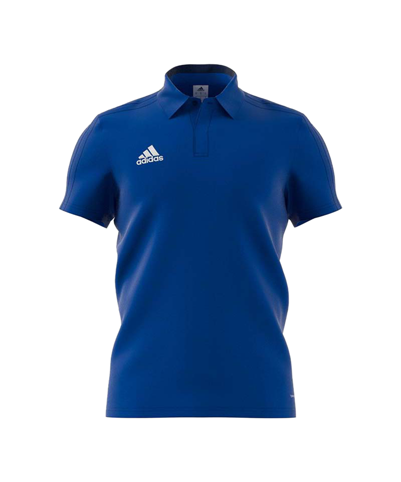 adidas Condivo 18 Cotton Poloshirt Blau Weiss