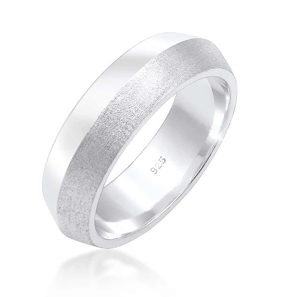 Elli PREMIUM Elli PREMIUM Bague Femmes Mariage Couple Elégant Simple en Argent Sterling 925 Bague