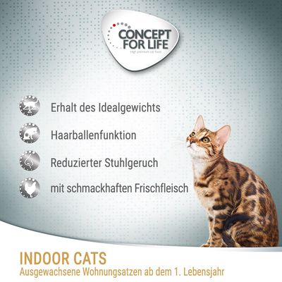Concept for Life Indoor Cats - Verbesserte Rezeptur!