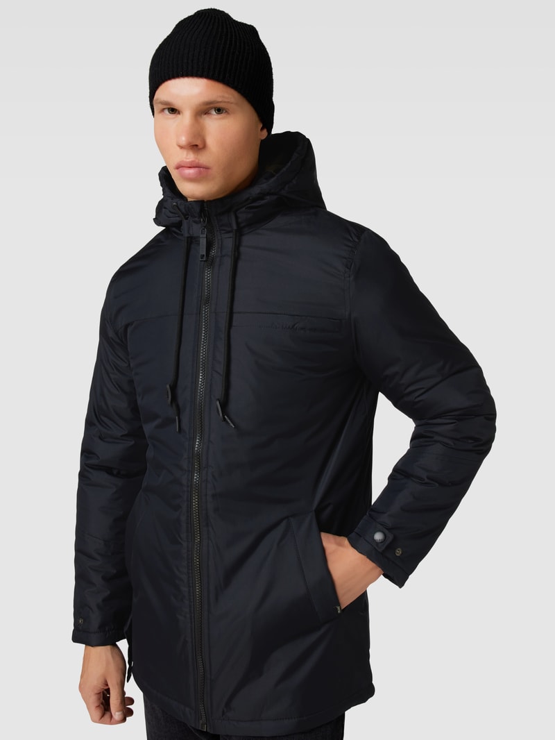 Jacke mit Reißverschluss in schwarz