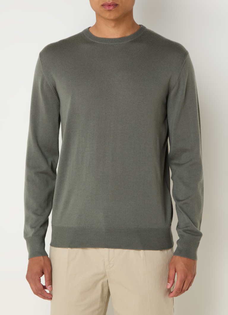 Boggi Milano Fine-knit wool pullover