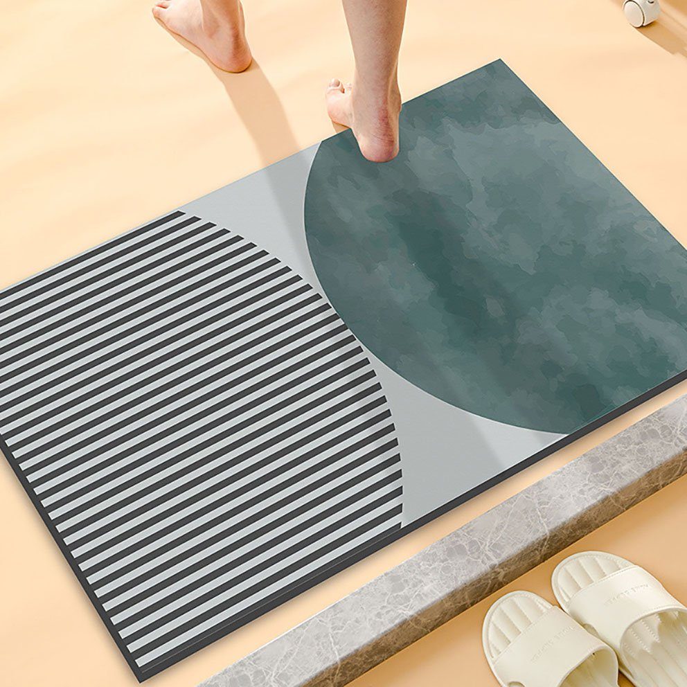 Antirutsch Teppichunterlage Eingangstürmatte Kieselgur absorbierende Matte, Tapferer Ping