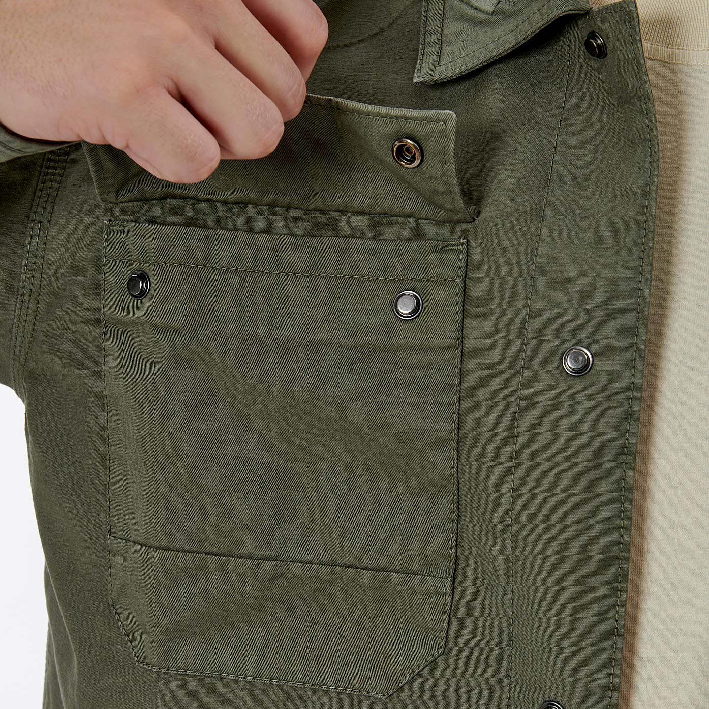 CRAIG  Veste kaki homme 100% coton