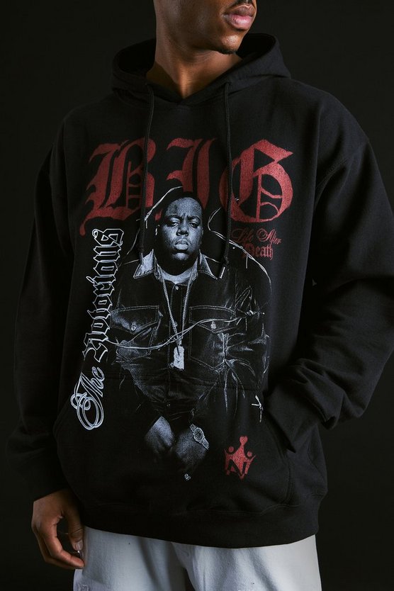 Oversize Hoodie mit lizenziertem Biggie-Print
