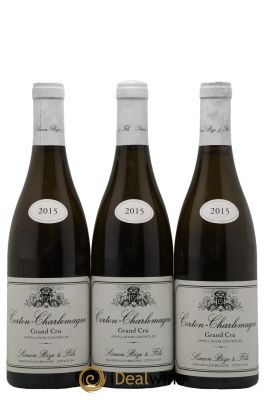 Corton-Charlemagne Grand Cru Simon Bize & Fils  2015 - Lot de 3 Bouteilles