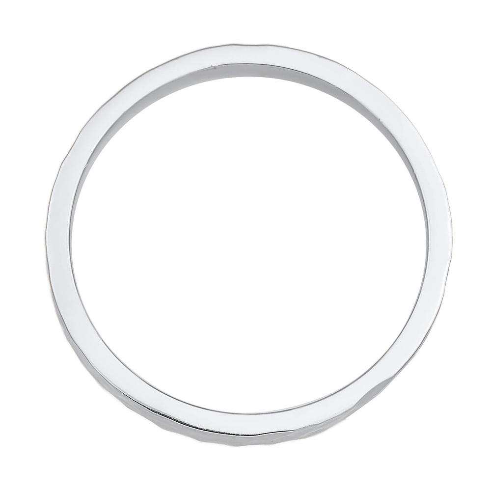 Elli Elli Bague Femmes Pinky Promise de Base Martelé en argent sterling 925 Bague