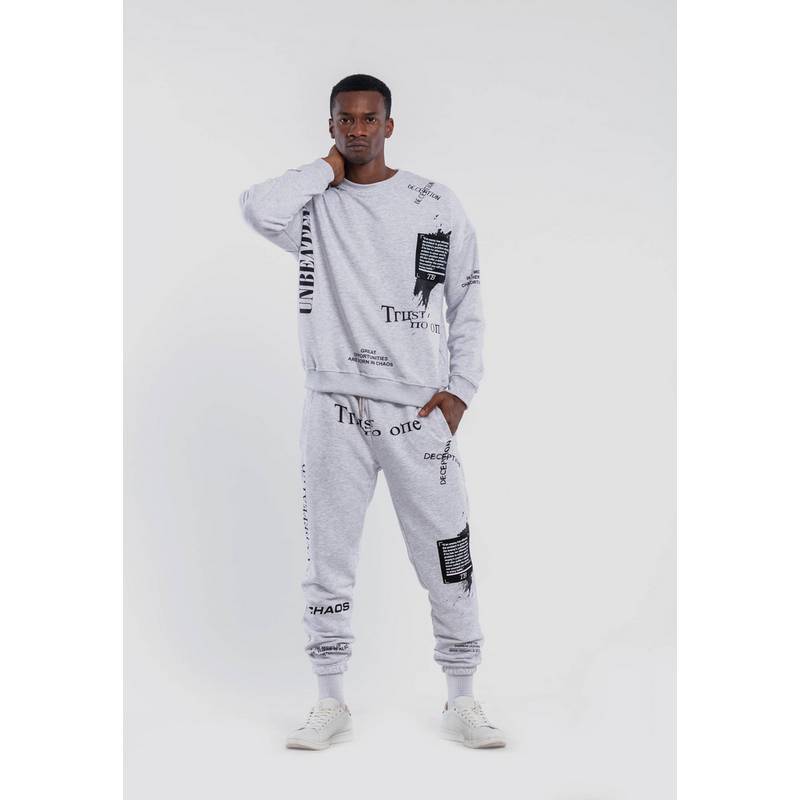 Tom Barron mit Schriftzügen Jumpsuit Herren