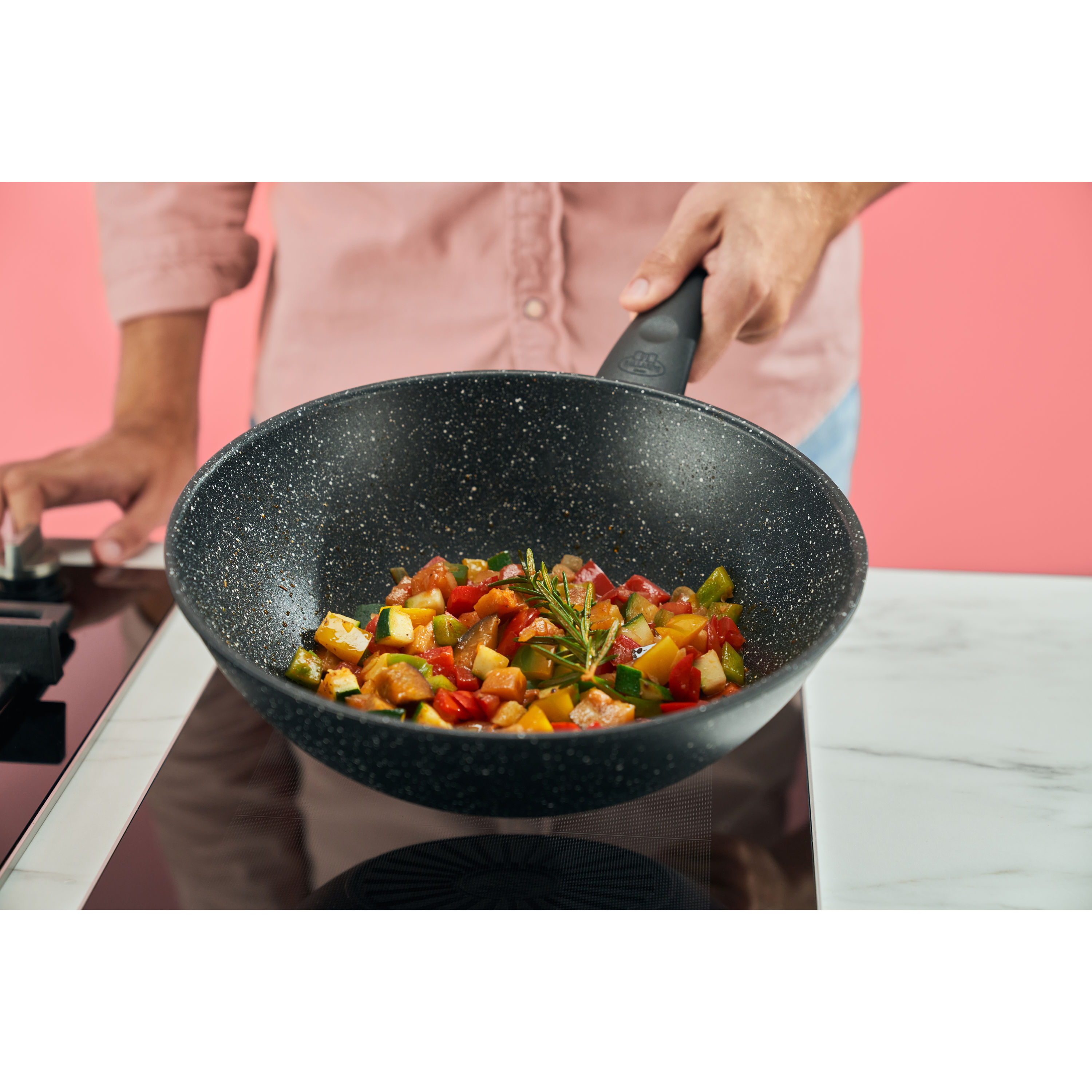 Wok 28 cm, Aluminium