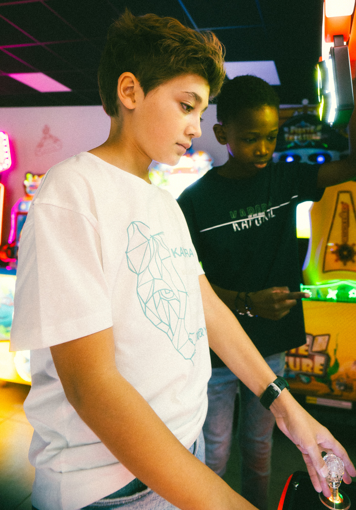 OPIK   T-shirt blanc garçon 100% coton