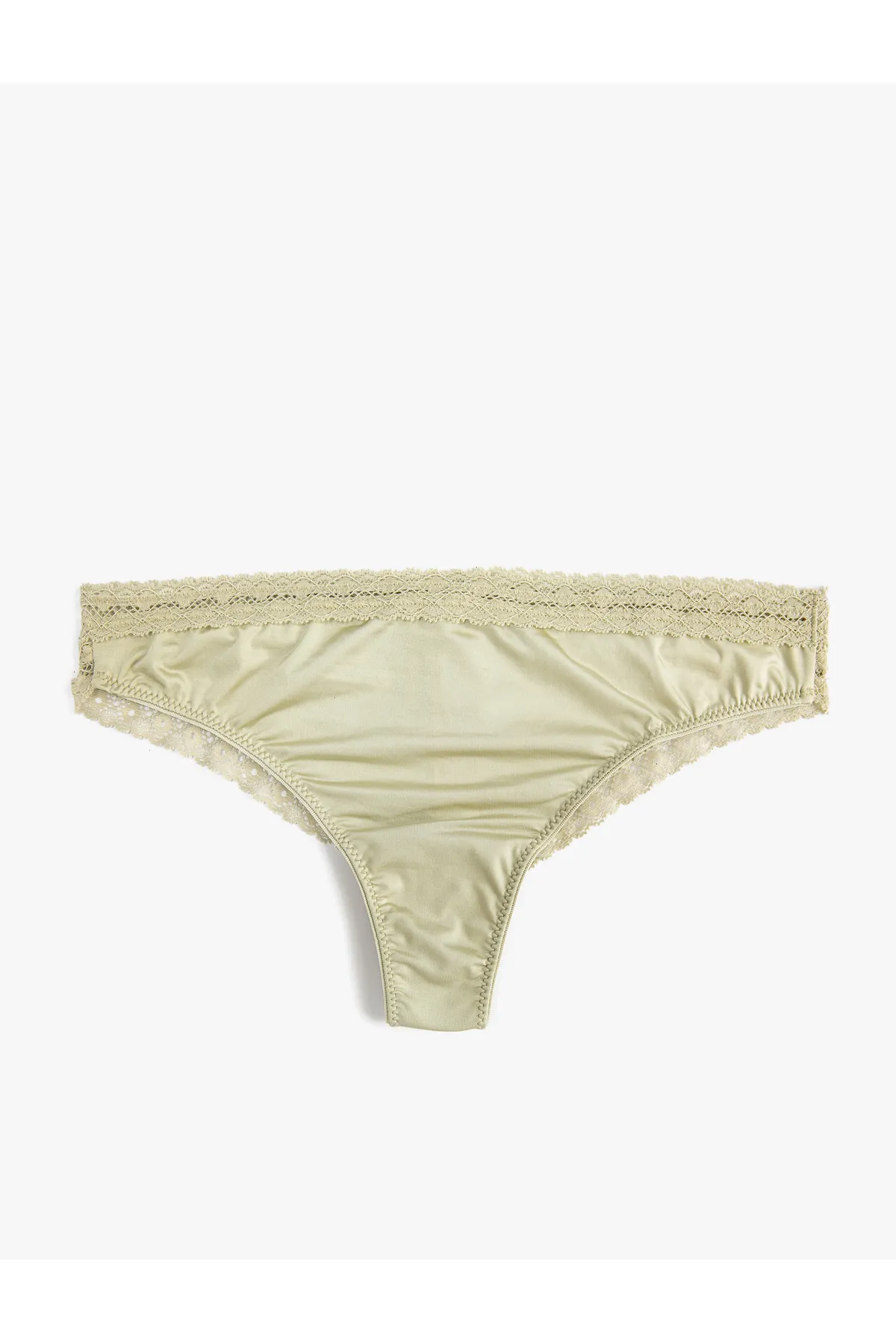 Koton  Brasilianisches Höschen aus Satin mit Spitzendetail