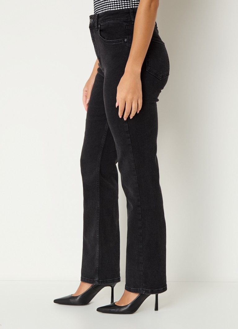 LKBennett Alice high waist loose fit jeans with colored wash
