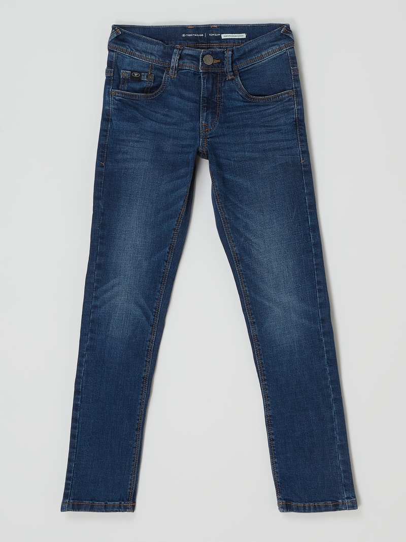 Slim Fit Jeans mit Stretch-Anteil Modell 'Tom' in jeans