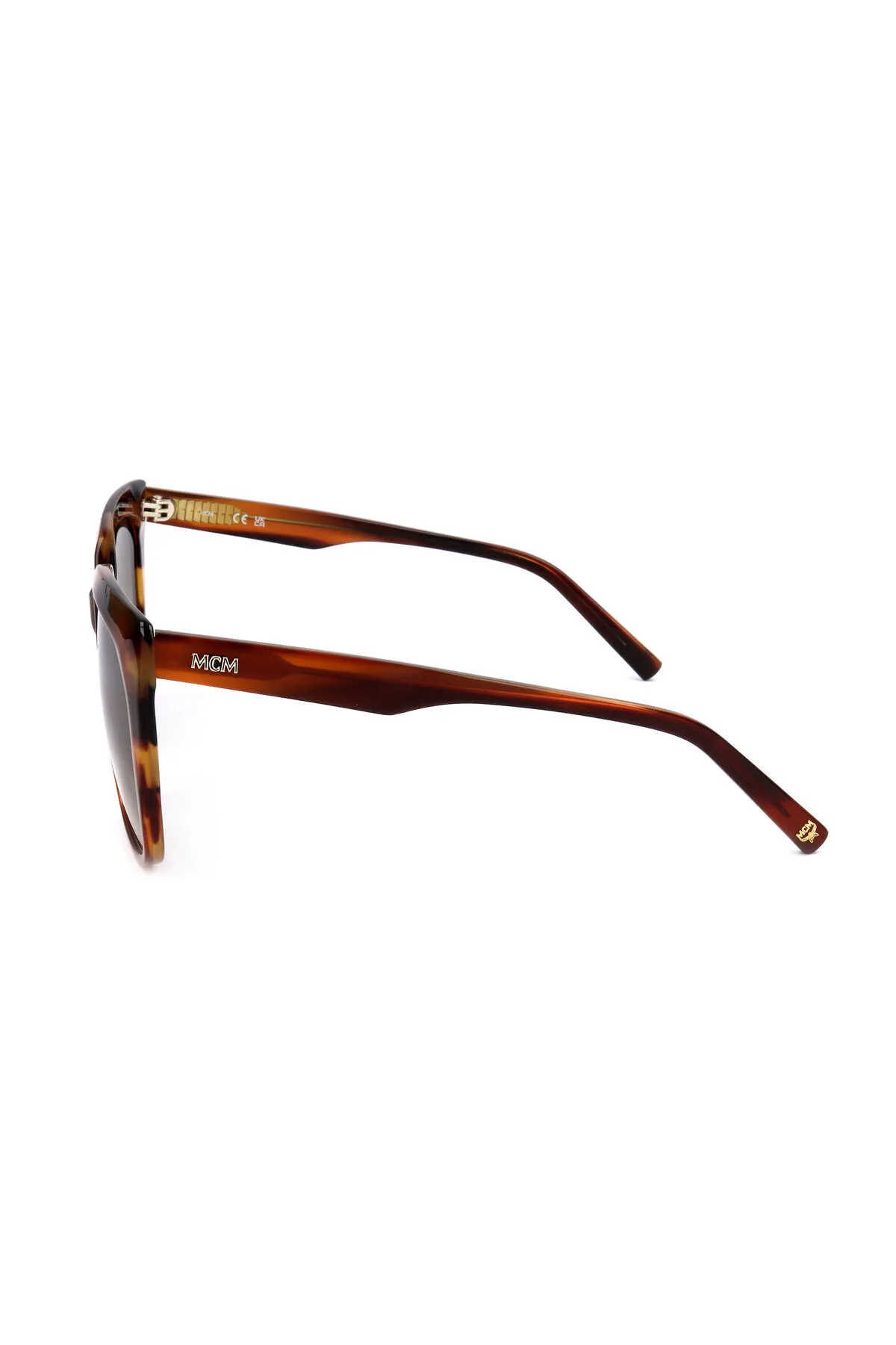 MCM  Sonnenbrille Damen/Mädchen GESTREIFT COGNAC