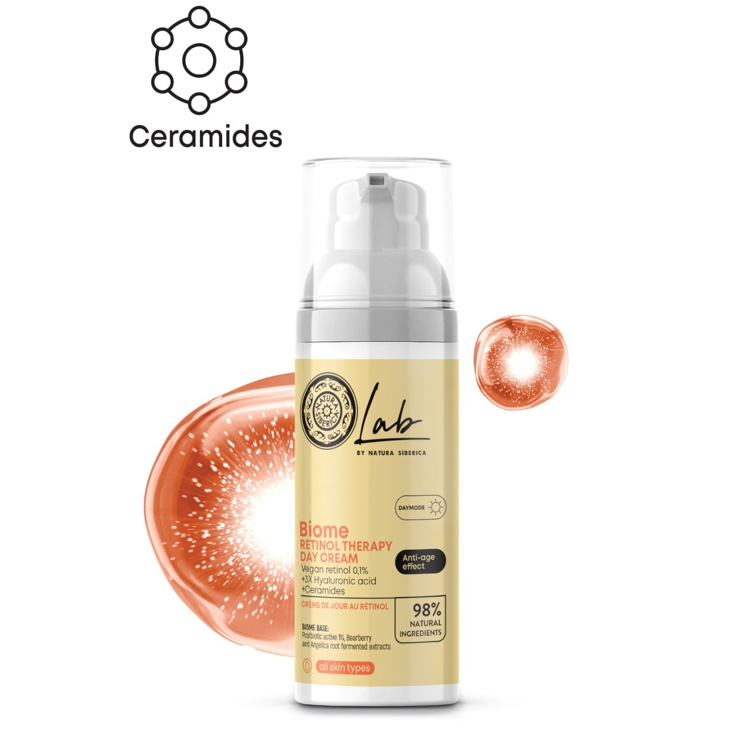 Natura Siberica Lab Retinol nappali krém