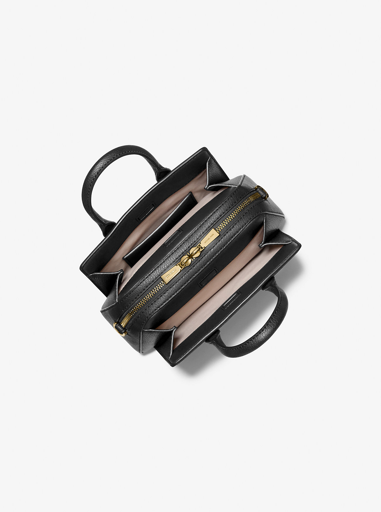 Laila ekstra liten crossbody-veske i skinn – SVART