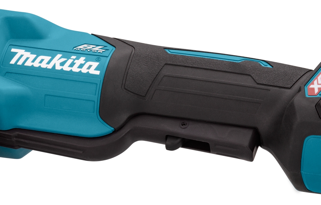 Polizor unghiular Makita GA032GZ 40V max cu AWS și întrerupător de siguranță 125mm fără baterii și încărcător în MBOX